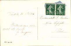 CPA Fantaisie Bonne annee Biche 