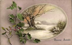 CPA Fantaisie Bonne annee