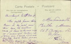 VINTAGE POSTCARD Fantasy Brodee Felurs