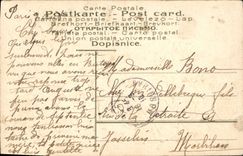 CPA Fantaisie Fleurs Trefles