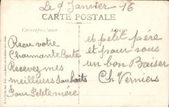 Hombre de Militaria del soldado de la fantasía de la POSTAL de la VENDIMIA