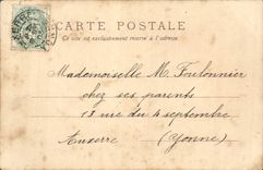 VINTAGE POSTCARD Fantasy Woman Publicity Willioet Mocha coffee