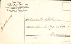 VINTAGE POSTCARD Fantasy Happy New Year Flowers