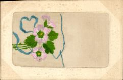 VINTAGE POSTCARD Fantasy Flowers brodee