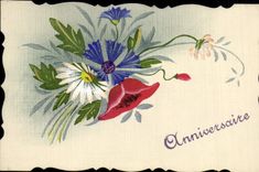 CPA Fantaisie Fleurs