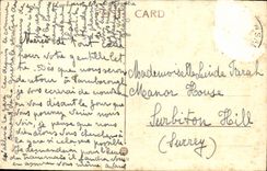 CPA Fantaisie Paysage sous la neige