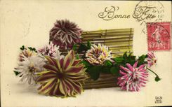 CPA Fantaisie Fleurs