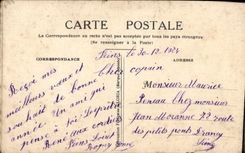 CPA Fantaisie Fleurs Brodee