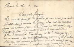 CPA Fantaisie Fleurs Hirondelle