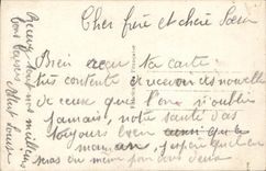 CPA Fantaisie Porte bonnheur Trefle