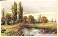 CPA Fantaisie Payasge