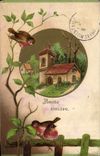 CPA Amitie sincere Oiseaux 