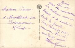 CPA Fantaisie Fleurs Bonne Fete