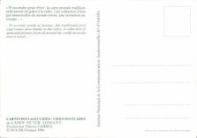 POSTAL MODERNA plaza San Pedro Cahen Huter Longuet de Roma