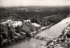 MODERN CARD Ponthierry the Seine and Pont of Sitted St Seen Air