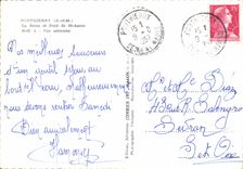 POSTAL MODERNA Ponthierry el Seine y el Pont del aire visto St de Sitted