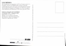 MODERN CARD Iberes Grand Palais 1998