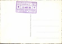 MODERN CARD Ruins of the castle of Vlanden