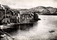 MODERN CARD Corsica Cape St Florent a corner of the city