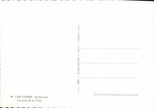 MODERN CARD Corsica Cape St Florent a corner of the city