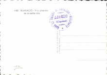 MODERN CARD Bonifacio View of the Old city