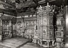 MODERN CARD Schweiz Landesmuseum Zurich Prunkzimmer