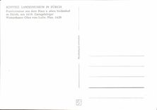 MODERN CARD Schweiz Landesmuseum Zurich Prunkzimmer