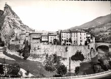 MODERN CARD Entrevaux Fortifiee City By Vauban About 1700 the city walls and Strong Vauban