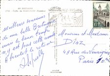 CPM En Bretagne Coifie de Rosporden Folklore