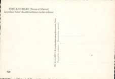 MODERN CARD Fontainebleau the Palate Court of Chevalblancou of the Good-byes