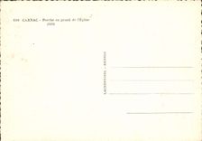 MODERN CARD Carnac Porch out of Granite of the Church