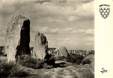 POSTAL MODERNA Manhir Bretaña