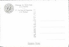 MODERN CARD Salette Pilgrimage of Notre Dame places of the appearance and the basilica