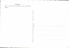 CPM Annecy Les Vieux Quartiers et le Canal du Thiou