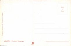 VINTAGE POSTCARD Venezia Rio Delle Maravegie