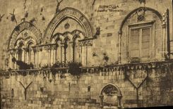 VINTAGE POSTCARD Siracusa Finestre Montalto