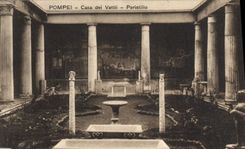 CPA Pompei Casa Dei Vettii Peristilio