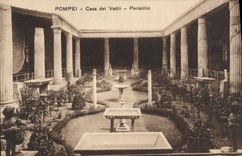CPA Pompei Casa Dei Vettii Peristilio