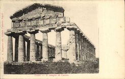 VINTAGE POSTCARD Pesto Tempio Di Cerere