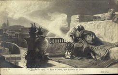 VINTAGE POSTCARD Salon Of 1905 Dreams of the East By Lecomte Of Nouy