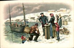 VINTAGE POSTCARD Marine Phoscao Publicity