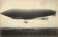 CPA Dirigeable Patrie Zeppelin 