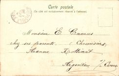 CPA Fantaisie Fleurs Souvenir D'Amitie