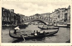 VINTAGE POSTCARD Venezia Big shot Di Rlalto