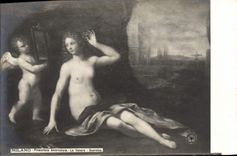 CPA Milano Pinacoteca Ambrosiana La Venera Guercino