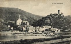 Ruina de Beilstein de la POSTAL de la VENDIMIA