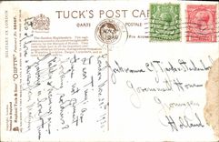 VINTAGE POSTCARD Military In London Highlanders Militaria