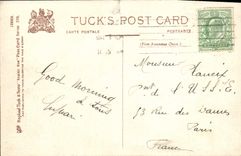 Fila de Londres Rotton de la POSTAL de la VENDIMIA