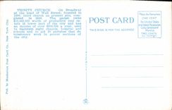 CPA Trinity Church And Skyscrapers New York