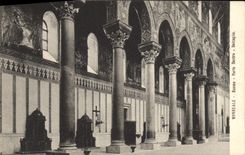 VINTAGE POSTCARD Monreale Duomo Parta Destra Dettaglio